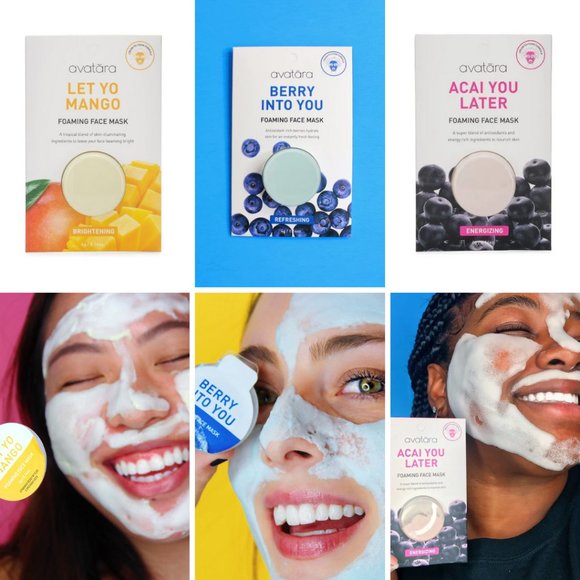 Avatara Foam-O Foaming Face Masks - 9 Masks - Picture 2 of 2